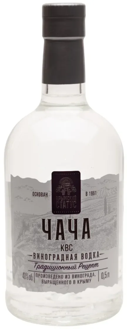 крымский статус чача водка виноградная 0,5 л (krymskij status chacha vodka grape) фото - магазин Krasnikov Wine