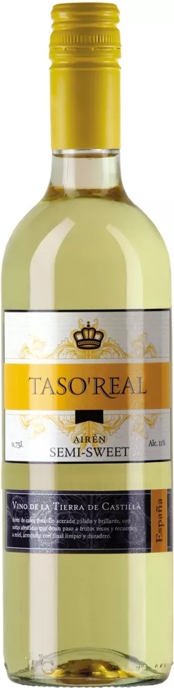 тасо реаль айрен вино полусладкое белое 0,75 л (taso real airen semi-sweet) фото - магазин Krasnikov Wine