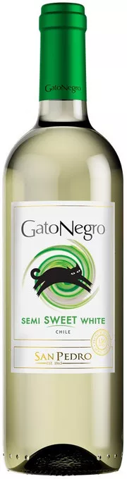 гато негро уайт вино полусладкое белое 0,75 л (san pedro gato negro semi-sweet white) фото - магазин Krasnikov Wine