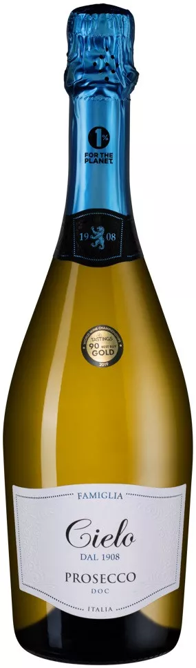 просекко чело вино игристое брют белое 0,75 л (prosecco cielo) фото - магазин Krasnikov Wine