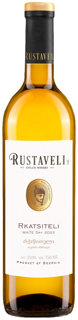 руставели ркацители вино сухое белое 0,75 л (rustaveli rkatsiteli) фото - магазин Krasnikov Wine
