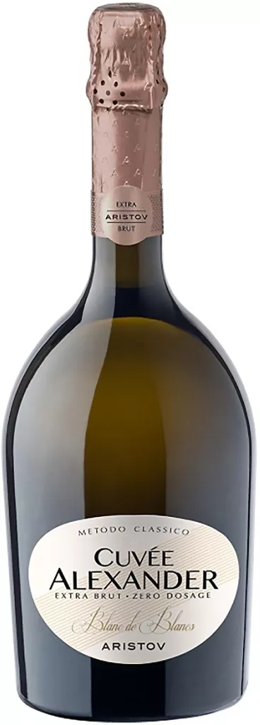 аристов кюве александр блан де блан вино игристое экстра брют белое (aristov cuvee alexander blanc de blancs extra brut)  фото - магазин Krasnikov Wine