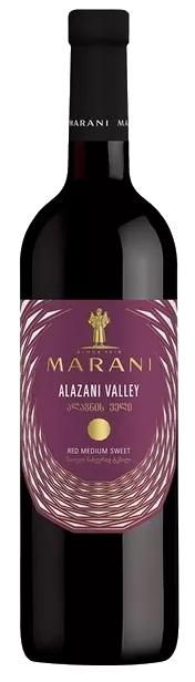 марани алазанская долина вино полусладкое красное 0,75 л (marani alazani valley red) фото - магазин Krasnikov Wine