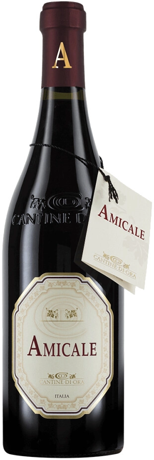 кантине ди ора амикале россо венето вино полусухое красное 0,75 л (cantine di ora amicale rosso veneto) фото - магазин Krasnikov Wine