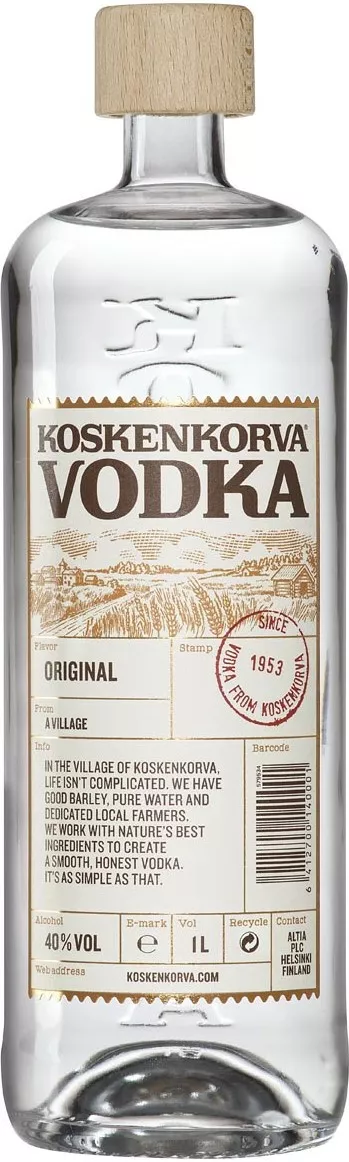 коскенкорва водка (koskenkorva original) 1л фото - магазин Krasnikov Wine