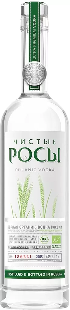 чистые росы водка (vodka chisti rosi) фото - магазин Krasnikov Wine