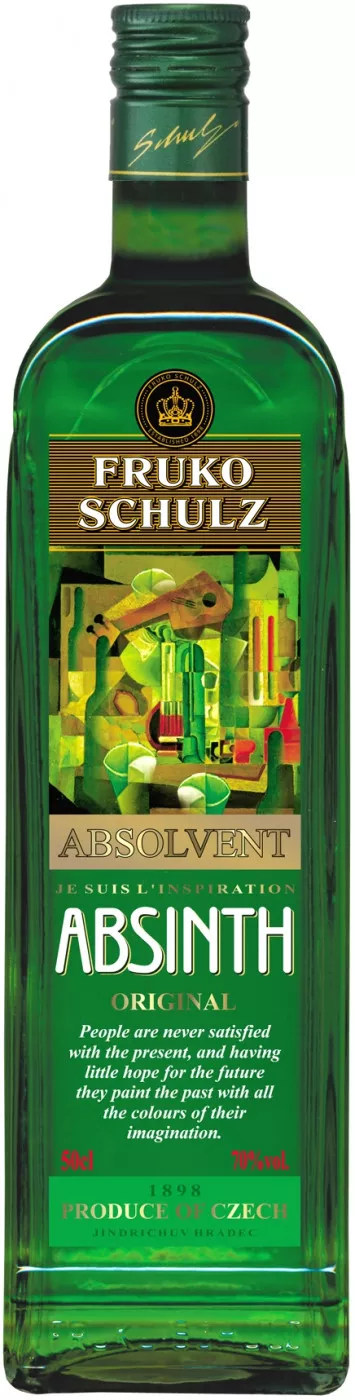 абсент абсолвент настойка горькая (fruko schulz absinth absolvent) фото - магазин Krasnikov Wine
