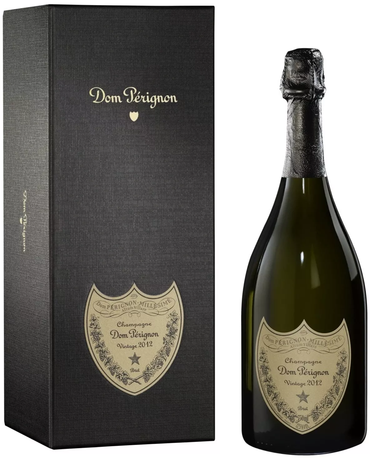 дом периньон винтаж 2012 вино игристое брют белое в п\у 0,75 л (dom perignon vintage brut сhampagne aoc 2012 in gift box) фото - магазин Krasnikov Wine