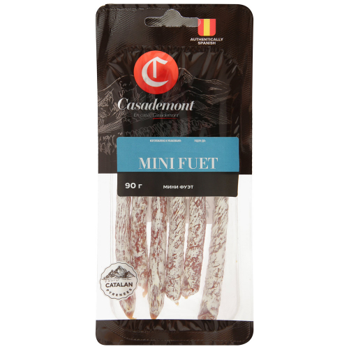 Казадемонт Мини Фуэт колбаса с/в 90 гр. (Casademont Mini Fuet 90 gr.)