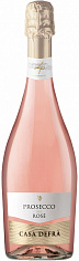 Фото Каза Дефра Просекко Розе вино игристое брют белое (Casa Defra Prosecco Rose)