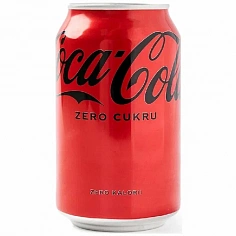 Фото Кока кола Зеро ж/б 0,33 л. Польша (Coca-Cola Zero (Poland) in can 0,33 l.), 150 ₽