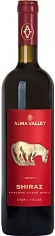 Фото Альма Велли SHIRAS 2020 вино ЗГУ сухое красное (Alma Valley Shiraz 2020)