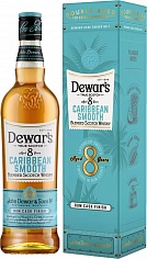 Фото Дюарс 8 лет Кариббиан Смуз виски в п\у (Dewar's Caribbean Smooth 8 Years Old in gift box), 2 950 ₽