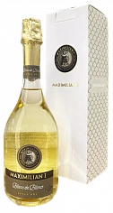 Фото Максимилиан 1 Блан де Блан вино игристое брют белое в п\у (Maximilian I Blanc de Blancs Extra Dry in gift box)