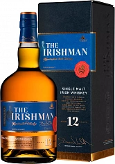 Фото Зе Айришмен Сингл Молт Эйджид 12 лет виски односолодовый в п/у (The Irishman 12 Years Old Single Malt in gift box)