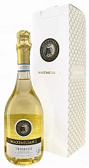 Фото Максимилиан 1 Просекко вино игристое брют белое в п\у (Maximilian I Prosecco DOC Brut in gift box)