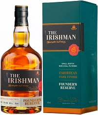 Фото Зе Айришмен Фаундерс Резерв Карибиан Каск Финиш виски в п\у (The Irishman Founder's Reserve Caribbean Cask Finish in gift box)