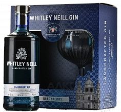 Фото Уитли Нейлл джин со вкусом Ежевики с бокалом (Whitley Neill Blackberry gift box with glass)