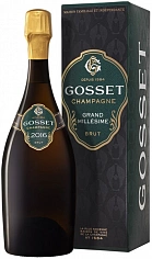 Фото Госсе Гран Миллезим вино игристое экстра брют белое в п/у 0,75 л (Gosset Grand Millesime Brut in gift box)