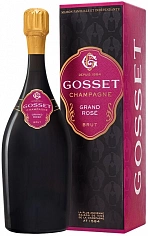 Фото Госсе Гран Розе вино игристое экстра брют розовое в п/у 0,75 л (Gosset Grand Rose Brut in gift box), 22 990 ₽