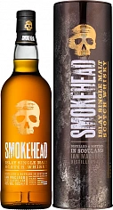 Фото Смоукхед виски шотландский односолодовый в п/у 0,7 л (Smokehead Islay Single Malt in tube)